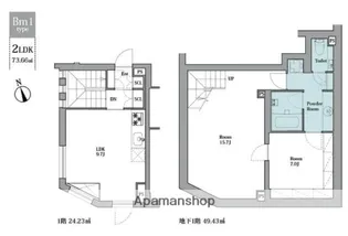 LEGALAND早稲田鶴巻町【1階】の間取り