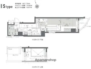 ZOOM新宿夏目坂【10階】の間取り