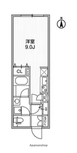LEGALAND神楽坂【2階】の間取り