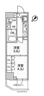 ・ARKMARK巣鴨STA.【6階】の間取り