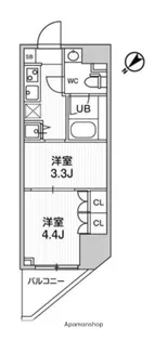 ・ARKMARK巣鴨STA.【11階】の間取り