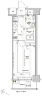メイクスデザイン池袋EAST【3階】の間取り