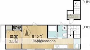 COMFORT 田端【2階】の間取り