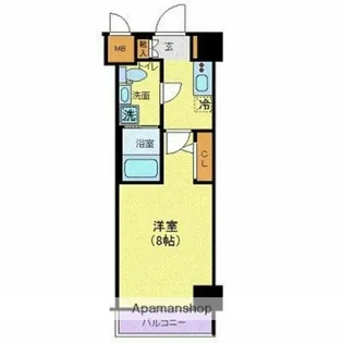 LEXE日暮里ID【4階】の間取り