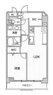 ミリアレジデンス上池袋Ⅱ【11階】の間取り