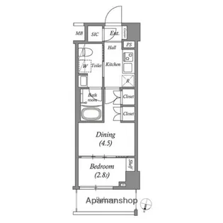 ARKMARK志茂STA.【4階】の間取り