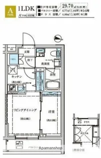WEAVE BASE ーOJI KAMIYA 王子神谷【3階】の間取り