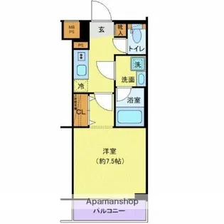クレヴィスタ常盤台【2階】の間取り