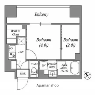 ACP RESIDENCE 西巣鴨【8階】の間取り