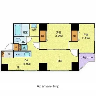 CAPITALー1【7階】の間取り