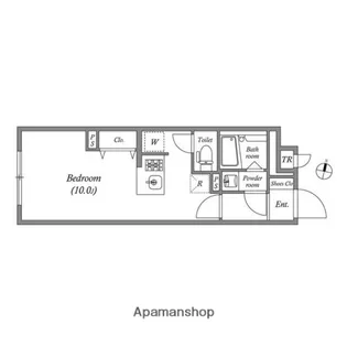 ルネサンスコート池袋【2階】の間取り
