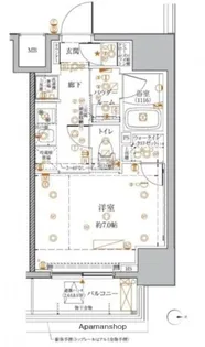 クレイシアIDZ王子マークプレイス【6階】の間取り