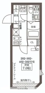 COCOCUBE南大塚【3階】の間取り