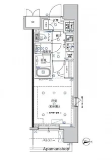 クレイシア赤羽【7階】の間取り