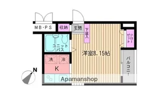 物件名登録なし【2階】の間取り