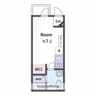 LIZ早稲田鶴巻町【1階】の間取り