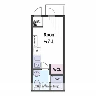 LIZ早稲田鶴巻町【2階】の間取り
