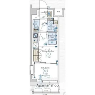 ジェノヴィア赤羽【2階】の間取り