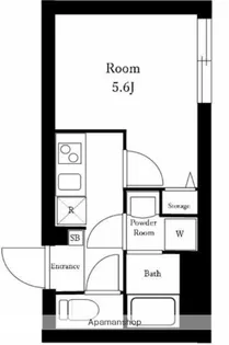 EVERCREST赤羽【2階】の間取り