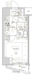 KNOTS大山【3階】の間取り