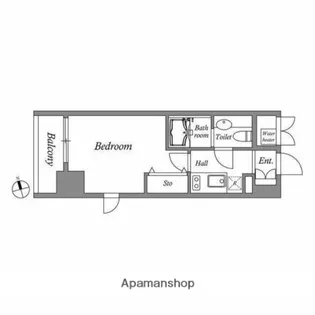 CORVAL東新宿【4階】の間取り