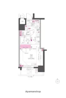 ZOOM東神田【7階】の間取り