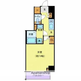 ジェノヴィア田端Ⅲグリーンヴェール【5階】の間取り