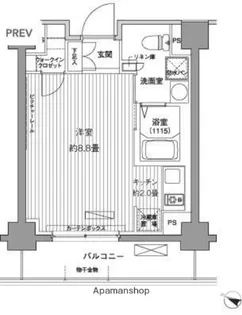 ヒューリックレジデンス茗荷谷【4階】の間取り