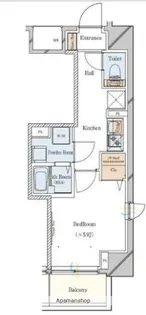 ガリシア駒込EAST【8階】の間取り