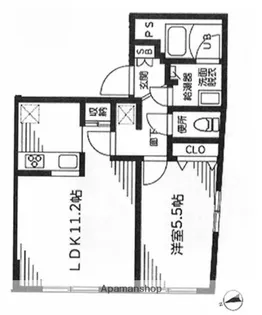 ラフィーネ音羽 東棟【3階】の間取り