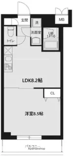 レオーネ志村坂上【4階】の間取り