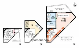 FEEL CNB【3階】の間取り