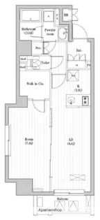 文京本駒込レジデンス【5階】の間取り