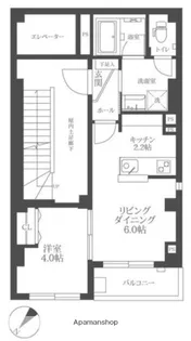 リュクサンブール道灌山【2階】の間取り