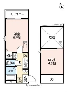 ログリア【3階】の間取り