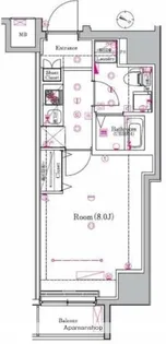 メイクスデザイン東十条【8階】の間取り