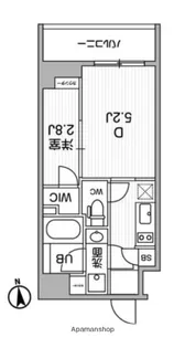 ALTERNA東池袋【7階】の間取り