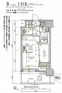 SYFORME KOMAGOME【6階】の間取り