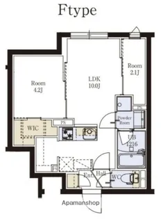 プロスタイルウェルス東武練馬Ⅱ【1階】の間取り