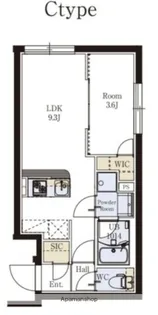 プロスタイルウェルス東武練馬Ⅱ【4階】の間取り