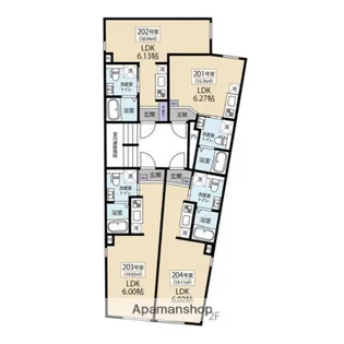 アーバンレーヴ西日暮里【2階】の間取り