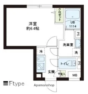 レピュア小石川レジデンス【5階】の間取り