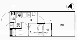 CREAL王子NORTH【4階】の間取り
