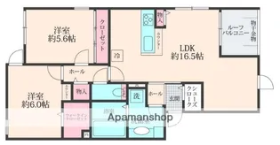 LULU西尾久【2階】の間取り