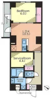 池袋ウエストガーデン【2階】の間取り