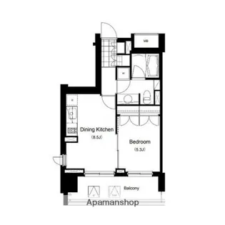 オーパスホームズ千駄木【3階】の間取り