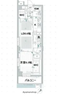 パレステージ成増【2階】の間取り