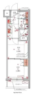 ハーモニーレジデンス池袋ウエスト【3階】の間取り