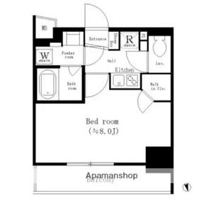 パークキューブ新板橋【13階】の間取り