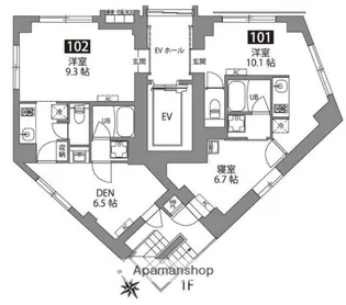 FABRIC東長崎RESIDENCE【1階】の間取り